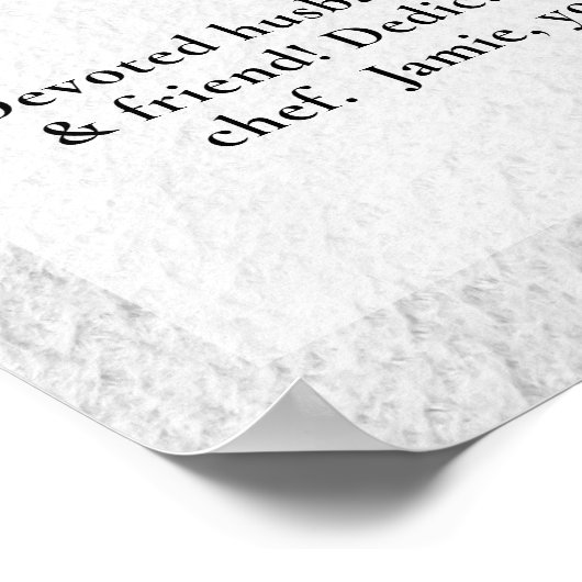 宗教的な生命のお祝い カスタム写真 追悼式 ポスター (角)