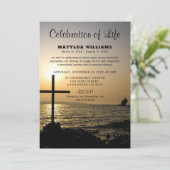 宗教的な生命の祝い | 日没の追悼 招待状 (スタンド正面)
