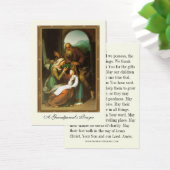 宗教的な祖父母祈りの言葉聖カードカトリック (デスク)