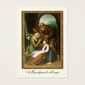 宗教的な祖父母祈りの言葉聖カードカトリック (正面)