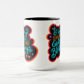 宗教的な神の恵み引用文 マグカップ (中央)