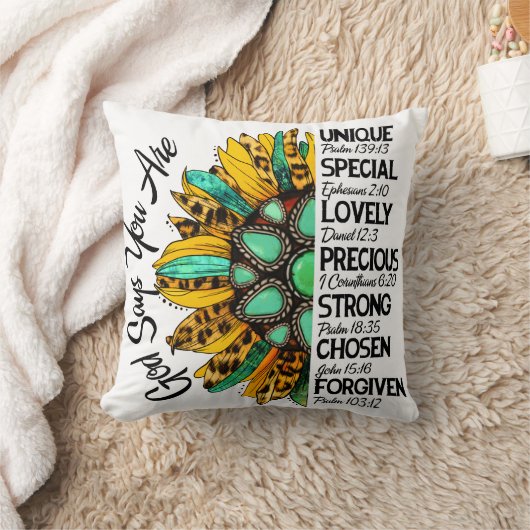 宗教的な神は言う… クッション (ブランケット)