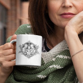 宗教的な神聖な家族カトリックのイエスメリーヨセフ ツートーンマグカップ