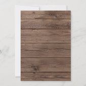 宗教的な素朴ひまわりフローラバ結婚ンズ 招待状 (裏面)