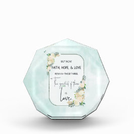 宗教的な結婚記念日信仰希望愛 フォトブロック