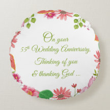 宗教的な結婚55周年記念の花