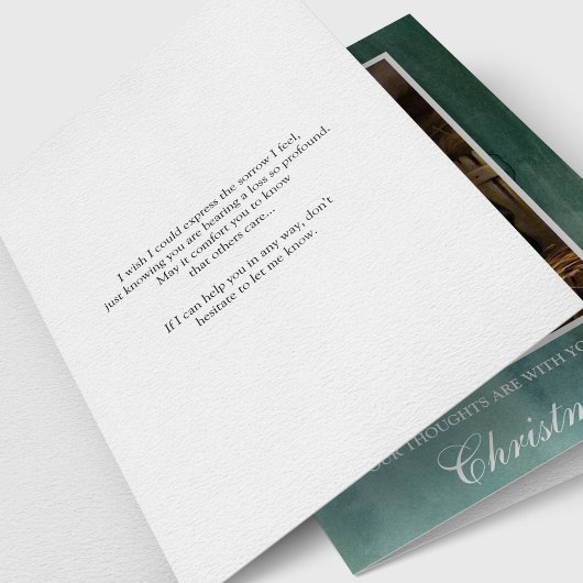 宗教的な考えクリスマス悔やみや弔慰 シーズンカード