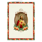 宗教的な聖なるハートイエスカトリック祈りの言葉 (正面)