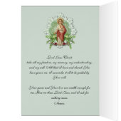 宗教的な聖なるハートイエスカトリック祈りの言葉 (内側 (左))