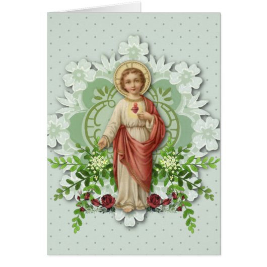 宗教的な聖なるハートイエスカトリック祈りの言葉 (正面)