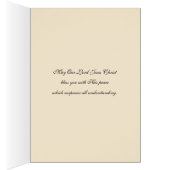 宗教的な聖なるハートイエスカトリック祈りの言葉 (内側 (右))