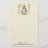 宗教的な聖なるハートイエスヴィンテージカトリック (正面)