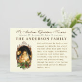 宗教的な聖アンドリューのクリスマスノヴェナ祈りの言葉カード カード (スタンド正面)