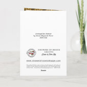 宗教的な聖ガブリエルアーチャンエルカトリック祈りの言葉 カード (裏面)