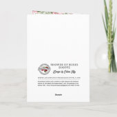 宗教的な聖テリーズヴィンテージピンクローズ祈りの言葉 カード (裏面)