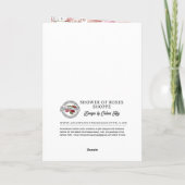 宗教的な聖テリーズヴィンテージピンクローズ祈りの言葉 カード (裏面)