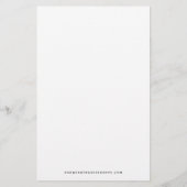 宗教的な聖テリーズ引用文ピンクローズヴィンテージ 便箋 (裏面)