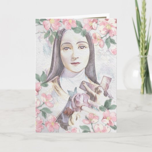 宗教的な聖テルセカルメライトヌンヴィンテージカード カード (正面)