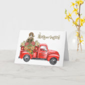 宗教的な聖テルセレッドトラックカトリック誕生日 カード (黄色い花)