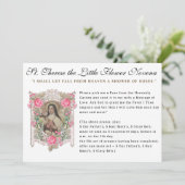 宗教的な聖テレーノヴェナカトリック祈りの言葉 カード (スタンド正面)