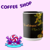 宗教的な聖句の緑離れのパンプキン ツートーンマグカップ