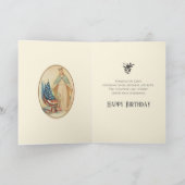 宗教的な聖母マリアの旗 誕生日 祈り カード (内部)