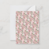 宗教的な聖Thereseエレガント祈りの言葉バラ注 ノートカード (裏面)