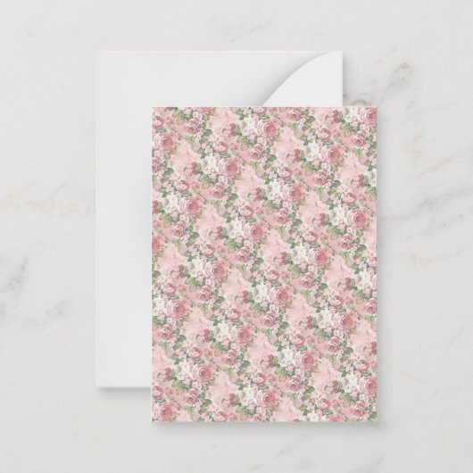 宗教的な聖Thereseエレガント祈りの言葉バラ注 ノートカード (裏面)