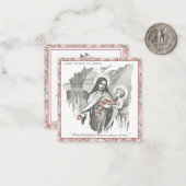 宗教的な聖Thereseカトリックの修道女フローラカード ノートカード (正面/裏面インサイチュ)