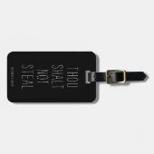 宗教的な荷物の保護を盗むことはない ラゲッジタグ (正面横)