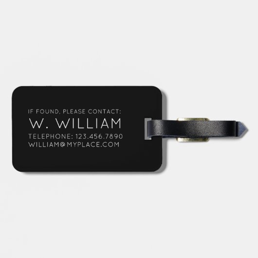 宗教的な荷物の保護を盗むことはない ラゲッジタグ (裏面横)