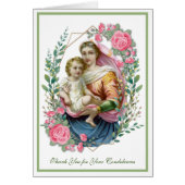 宗教的な葬儀悔やみや弔慰ヴァージンメアリーサンキュー (正面)