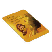 宗教的な蝶を恐れないデイジー マグネット (右側)