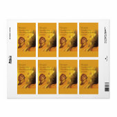 宗教的な蝶を恐れないデイジー ラベル (フルシート)