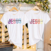 宗教的な衣服の贈り物クリスマスキリストのメッセージ Tシャツ