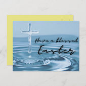 宗教的な賛美イースターハガキ ポストカード (正面/裏面)