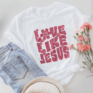 宗教的な贈り物、キリスト教のアパレル、イエス様のような愛 Tシャツ