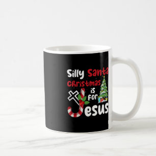 宗教的な間抜けクリスマスサンタクリスマスはJのために コーヒーマグカップ