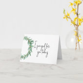 宗教的な「祈I  for you Today」ウォーターカード カード (黄色い花)