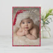 宗教的に彼を崇拝生まれたばかりのベビークリスマスプレイド シーズンカード (スタンド正面)