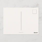 宗教的に祝福された母マリア・フローラルカトリック ポストカード (裏面)