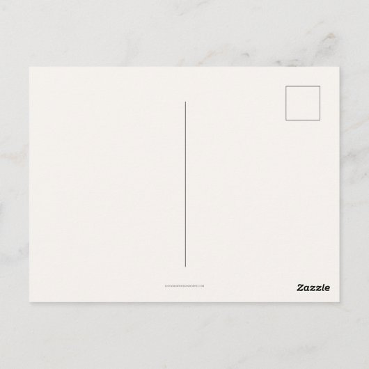 宗教的に祝福された母マリア・フローラルカトリック ポストカード (裏面)