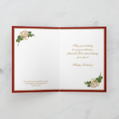 宗教的に神聖なハートのイエスフローラ聖なる書物、 経典 カード (内部)