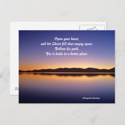 宗教的はがき ポストカード (正面/裏面)