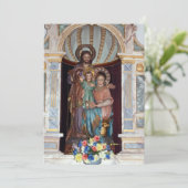 宗教的アイコン 洗礼招待 招待状 (スタンド正面)