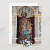 宗教的アイコン 洗礼招待 招待状 (正面/裏面)