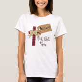 宗教的イエスことわざカトリック聖降誕祭クリスティア Tシャツ (正面)