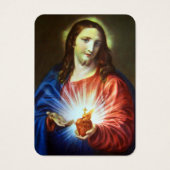 宗教的イエスハート葬儀記念祈りの言葉聖 (正面)