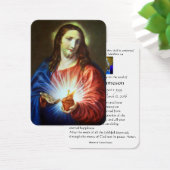 宗教的イエスハート葬儀記念祈りの言葉聖 (デスク)