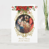 宗教的イエスヴァージンメリージョセフルーベンス シーズンカード (正面)